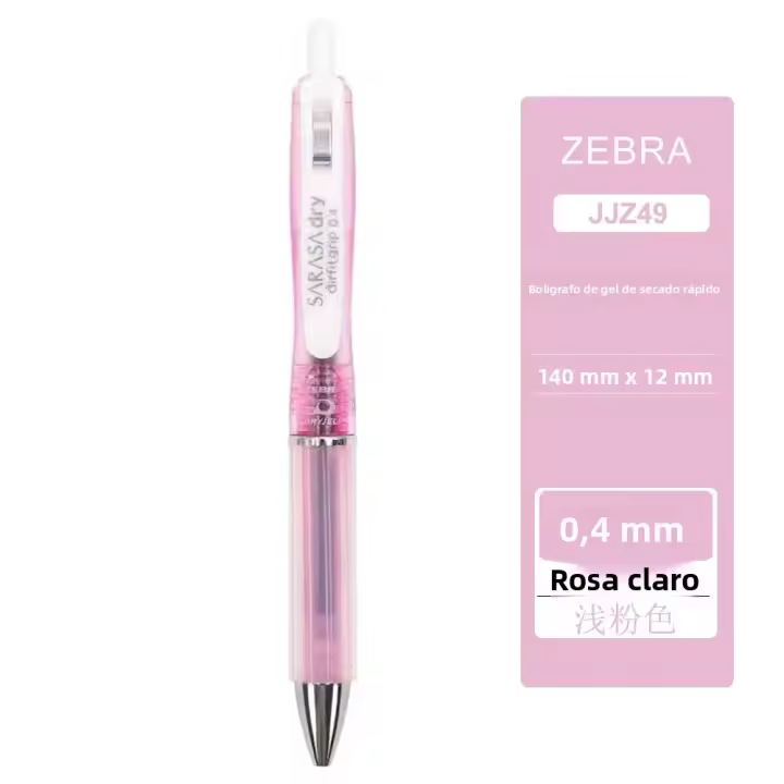 Bolígrafo De Gel ZEBRA De Japón JJZ49 Negro Antifatiga Para Firmar Estudiantes Escuela Suministros De Papelería 0.4/0.5mm Secado Rápido - 1