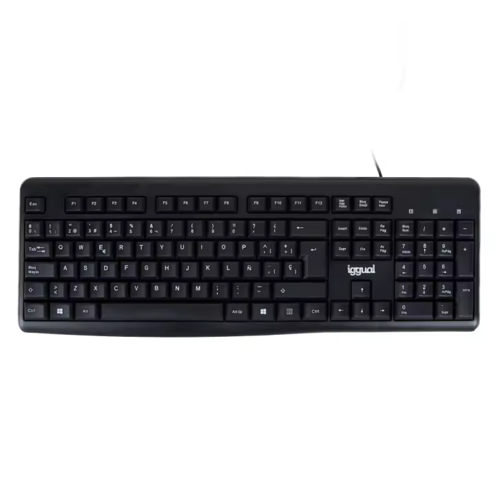 iggual Teclado estándar CK-BASIC2-105T negro - 1