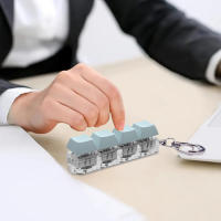 Juguete De Teclado Botón De Estresor DIY Alivio De Estrés Para Fiesta Cadena De Miedos Juguete De Dedo Cubierta De Teclado - details 7