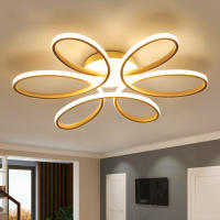 Lámpara De Techo LED Moderna Para Pasillo Sala De Estar Dormitorio Comedor Oficina Iluminación Interior Blanco Fuente De Aluminio - details 4