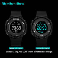 Reloj Digital Para Hombre LED Deportivo Reloj Militar Con Alarma Y Luz Luminosa Resistente Al Choque Y Al Agua Multifuncional Material De Correa De Silicona - details 21