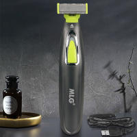 Afeitadora Eléctrica MLG Para Hombres Y Mujeres Trimmer Portátil USB Cuchilla T-Shaped Washable Para Barba Axilas Y Cuerpo - details 8