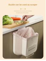 Bandeja De Cocina Plegable Y Montada En La Pared Ecológica De Plástico Accesorio De Cocina Para Almacenamiento Y Basura - details 6
