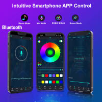 Lámparas De Triángulo USB Bluetooth 5V WiFi Luz LED RGB Para Ambiente De Juego Y Dormitorio Sincronización De Música Lámparas Mágicas Rítmicas - details 10