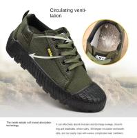 Zapatos De Construcción Para Hombres Y Mujeres Antideslizantes Resistentes Al Desgaste Transpirables Zapatos De Trabajo Con Cubierta Del Tobillo - details 4