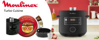 Moulinex Turbo Cuisine Olla a presión, CE754810, ahorro energético, diseño de tazón esférico, interfaz intuitiva, función de olla a presión de alta velocidad, 10 programas automáticos, cocción antiadherente sin monitor - details 0