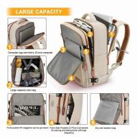 Mochila de viaje para avión para hombre y mujer, bolsa para ordenador portátil, equipaje de gran capacidad, mochilas multifuncionales expandibles para avión de negocios - details 20