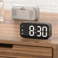 Reloj De Alarma LED Silencioso Multifuncional: Control De Temperatura Y Sonido Inteligente Tiempo Preciso - details 2
