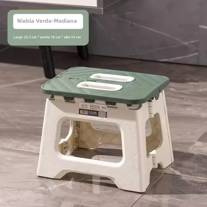 Taburete Plegable Para Exteriores Portátil De Plástico Pequeño Para Camping Pesca Y Niños Regalo De Banqueta Moderna Estilo Europeo - 1