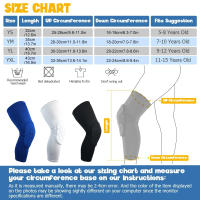 Protector De Rodilla Compresión En Forma De Hongo Para Deportes En Niños Y Adolescentes Equipamiento Protector Para Baloncesto Fútbol Voleibol Ciclismo - details 3