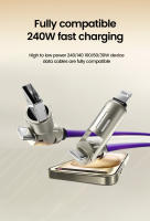 Cable De Carga Rápida 240W USB a Tipo C 4 En 1 PD3.0 Alta Velocidad De Transferencia De Datos Para iPhone 1514 Samsung Xiaomi HUAWEI - details 2