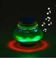 UFO Giróscopo LED Para Niños Juguete Interactivo Con Luz Y Música Torre De Juego Rotativa Para Fiestas De Cumpleaños - details 2