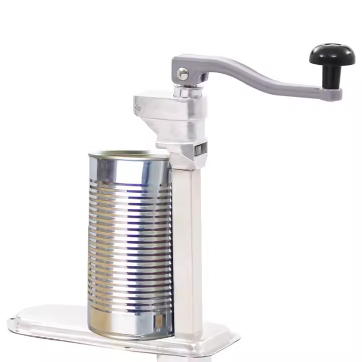 vidaXL Abridor latas de aluminio y acero inoxidable plateado 70 cm - 1