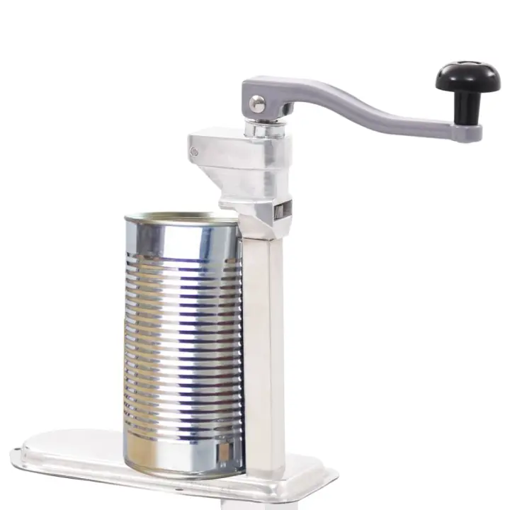 vidaXL Abridor latas de aluminio y acero inoxidable plateado 70 cm - 1