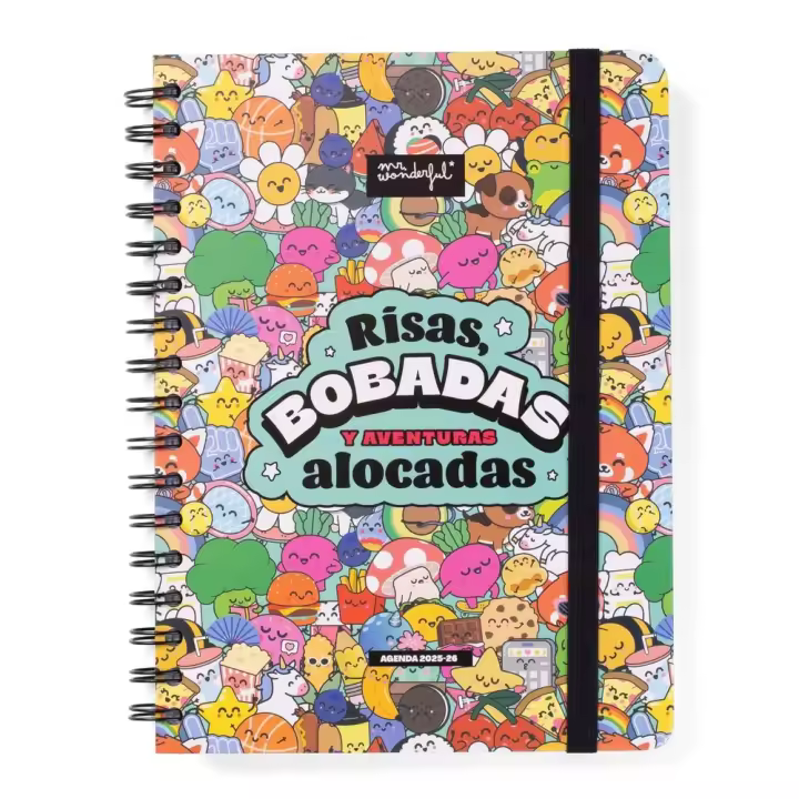MR AGENDA ESCOLAR BO-BO 25/26 SEMANAL - RISAS  BOBADAS AGENDA 15x2x22 Cms. - 1
