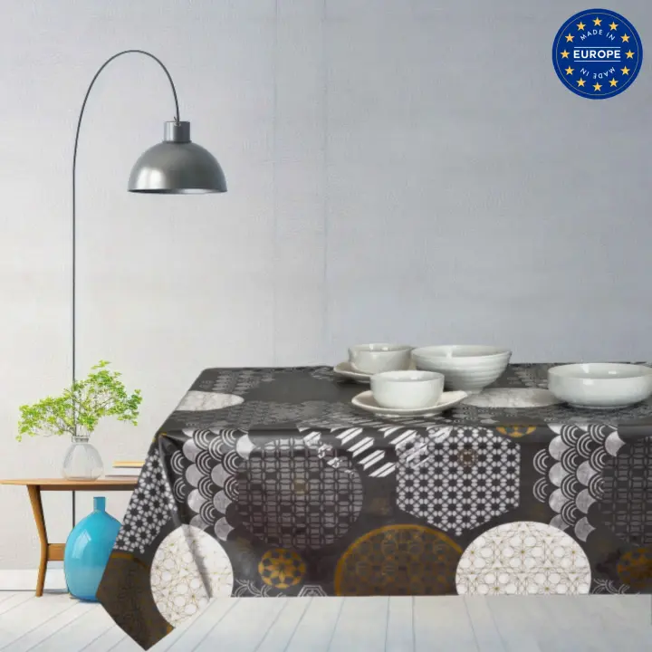 Mantel PVC, Mantel de hule, Ideal para el hogar, Cocina, Comedor, Fácil de limpiar, 5023 - 1