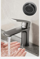 Grifo De Cocina Y Baño De Acero Inoxidable Doble Uso Agua Caliente Y Fría Sin Salpicaduras Montaje En Superficie Contemporáneo - details 3