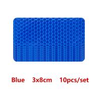 Adhesivos Reflectorizados Para Casco 10Pcs Seguridad Nocturna Para Motocicleta Bicicleta Snowboarding Y Equipamiento Deportivo - details 10