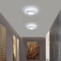 2PCS Lámpara de techo LED de Aluminio Doble Redondo Blanco 32W 27*22*6 Luz Blanca 220V 6500K - details 0