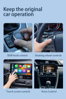 Acodo 2en1 Mini Caja Para Coche CarPlay Android Auto USB Tipo-C Conexión Bluetooth WiFi Plug&Play Dongle Inteligente Sin Cable - details 12