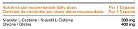 Perfect Nutrition - Antioxidante - NAC + Glicina - 90 cápsulas - details 1