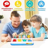 Juguete Educativo Interactivo Para Bebés Sensorial De Desarrollo Montessori Juego De Causa Y Efecto Animal Y Naturaleza - details 0
