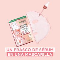 Garnier Tissue Mask Mascarilla Facial de Tejido Reparadora con 2 millones de fracciones de Probióticos para una Piel Iluminada y Saludable - details 0