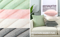 Reinomansidi SL - PACK DE 2 - Relleno incluido 30x50 Funda de Cojin con Relleno incluido, Tstido de Rabbit Cotton,comodo y suave, con testil a piel,Color Rojo.RELLENO INCUIDO!!! - details 3