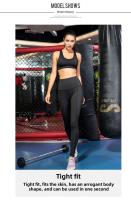 Pantalones de Yoga de cintura alta para mujer, pantalones largos deportivos ajustados para entrenamiento deportivo, elásticos, de secado rápido - details 5