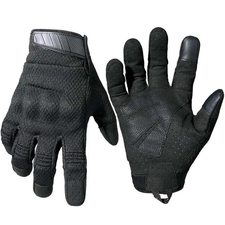 Guantes tácticos de camuflaje con pantalla táctil y dedos para Paintball, bicicleta, tiro, motocicleta, Airsoft, deportes de combate, antideslizantes para hombres - 1