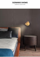 Lámpara De Pared LED De Interior Con Interruptor En Latón Decorativa Para Dormitorio Y Habitación De Hotel Iluminación Para Lectura Nocturna - details 7