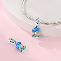 Tablero De Dibujo De Pigmento De Plata 925 Serie De Arte Figuras Famosas Charms De Cuentas Para Pulseras De 3mm Hechas a Medida Joyería Finos - details 15