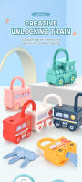 Juego De Educar Con Coche Infantil Para Desbloquear Con Números Y Letras Juguete De Rompecabezas Montessori Para Escuela Y Hogar Regalo Para Niños - details 0