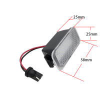 2PC Lámparas LED Para Placa De Número Para Ford Jaguar XJ XF Fiesta Focus S-MAX Grand C Max Mondeo Kuga Galaxy Ecosport Canbus - details 3