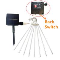 Luces De Hidraulicidad Solar LED Para Decoración De Fiestas Navideñas Y Bodas Al Aire Libre Cadena De Luces De Meteorito Showers Guirnalda De Farolillos Para Exterior - details 10