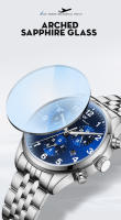 Reloj Automático Para Hombre WellyMerck WM166 Estilo Clásico Acero Inoxidable Cristal De Zafiro Resistente Al Agua Marcas Arábigas Luminiscencia - details 5