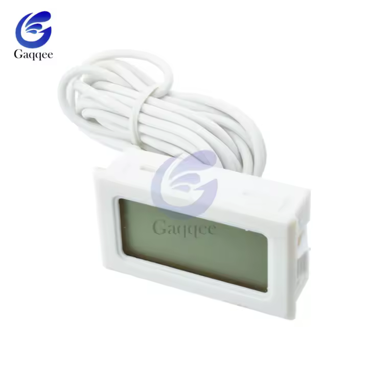 Termómetro Digital LED Con Cable De 2M Sensor De Temperatura Instrumento Detector Tester Para Uso Indoor Rango -50℃~110℃ - 1