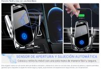Cargador Inalámbrico para Coche QI 15W XCharger - Carga Rápida, Sensor de Apertura y Sujeción Automática - Compatible con iPhone, Android, Huawei, Samsung, Xiaomi y Otros - Incluye Accesorios - details 1