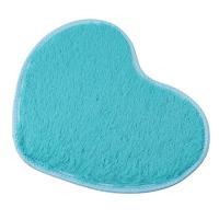 Alfombra De Piso En Forma De Corazón De Microfibra Suave Antideslizante 30x40cm Para Baño Dormitorio Sala De Estar Alfombras Decorativas Modernas - details 2