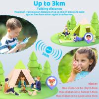 Walkie-talkies recargables para niños, paquete de 2, de largo alcance, 22 canales, radio bidireccional con linterna LCD retroiluminada, juguetes para niños de 3 a 12 años, juegos familiares, senderismo al aire libre, camping. - details 2