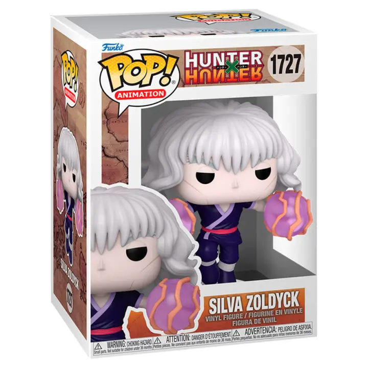 Figura Pop Hunter X Hunter Silva Zoldyck-Figura de Vinilo Coleccionable - Idea de Regalo- Mercancia Oficial - Juguetes para Niños y Adultos - Movies Fans - Muñeco para Coleccionistas y Exposición - 1
