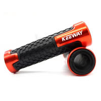 Manillar De Motocicleta Para Keeway Hurricane 50 Vieste 300 Zahara Cityblade K-Light RKV RKF 125 RKS 150 Palanca De Mano De Aluminio CNC Con Cubierta Final De Goma - details 4