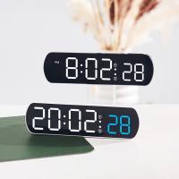 Reloj De Mesa Con Control Por Voz Y Alarma Dual Temporizador Digital LED En Modo Nocturno 12/24H Reloj De Pared Para El Hogar - details 7