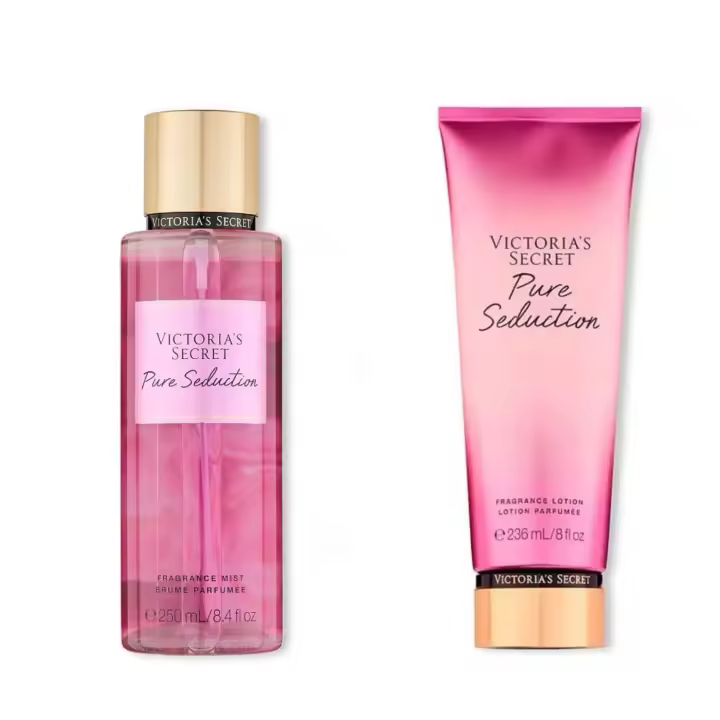 Victoria's Secret PACK Fragancia Pure Seduction - Loción Corporal 236ml + Bruma Corporal 250ml  Pera Mujer - 1