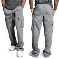 Pantalones De Cargo Para Hombre Con Bolsillos Multifuncionales Estilo Hip Hop Urbanos Pantalones Deportivos Sólidos Ajustables Para Fitness Y Calle - details 6