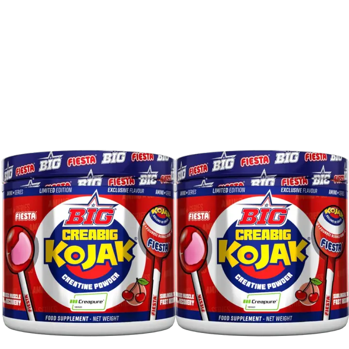 Pack creapure kojak (2X250G) - Big | Delicioso sabor | 100% creapure | Creatina monohidrato - 1