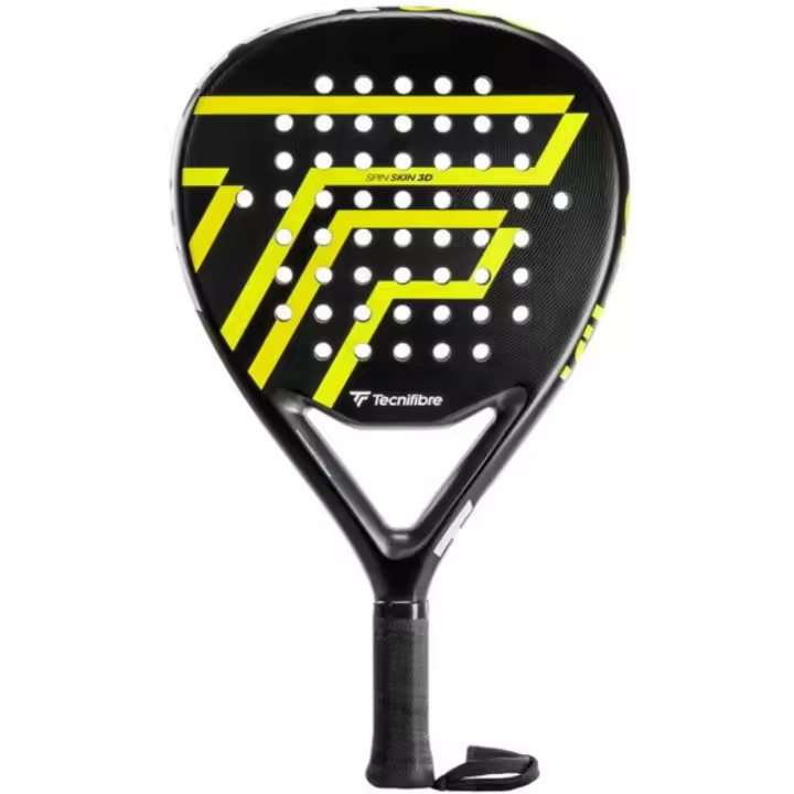 Pala de Pádel Tecnifibre Wall Breaker 360/ Amarilla y Negra - 1