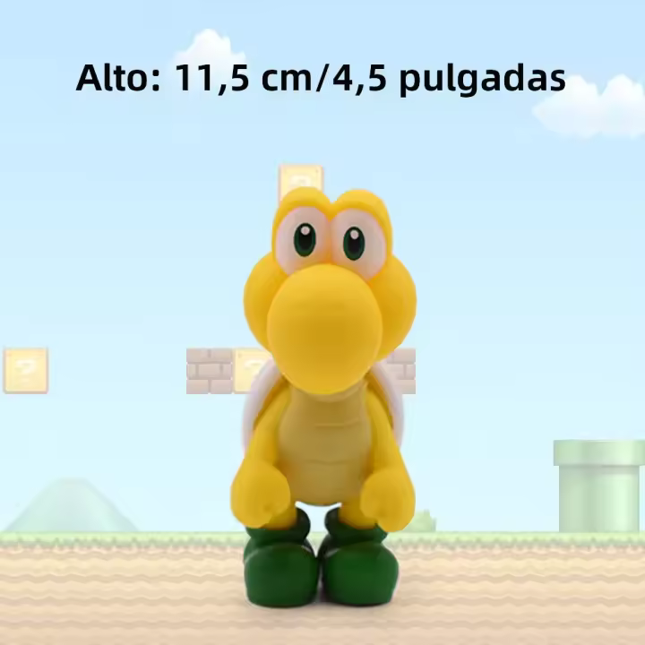 Figura De Acción Super Mario Bowser Y Princesa Peach Colección All Star Juguete Modelo Para Niños Regalo De Cumpleaños - 1