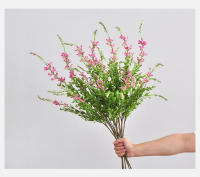 Plantas Artificiales De Hierba De Sal Verde De 85CM Para Decoración De Hogar Boda Fotografía Props Estilo Pastoral - details 20