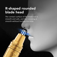 Afeitadora Eléctrica Para Nariz Y Barba Trimmer De Cuello Para Hombres Y Mujeres Kit De Afeitar Rizador De Cejas Y Peluca Razor Remover - details 6
